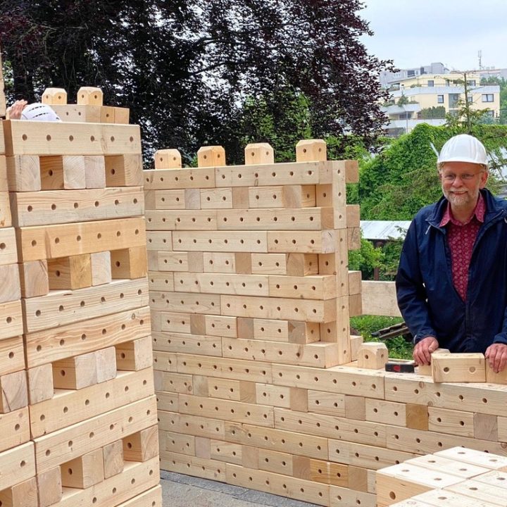 Der Anbau in Form von einem Holzmassivhaus als Proof of Concept